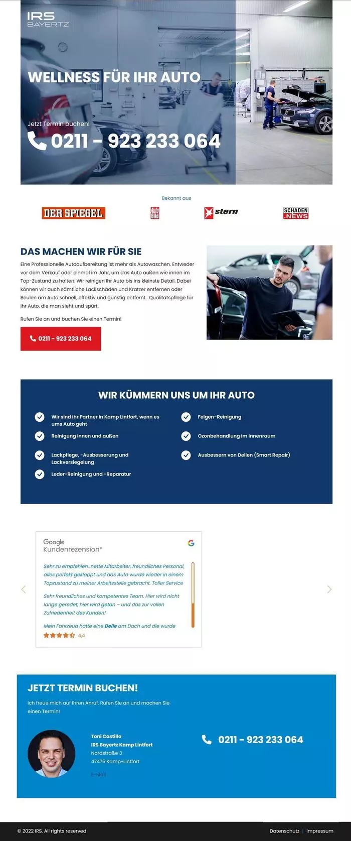 IRS Group Landingpages