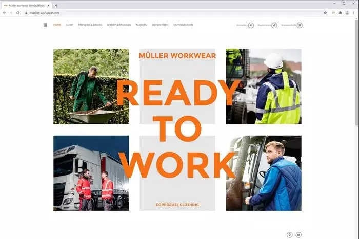 11ecom-Referenz Müller Workwear