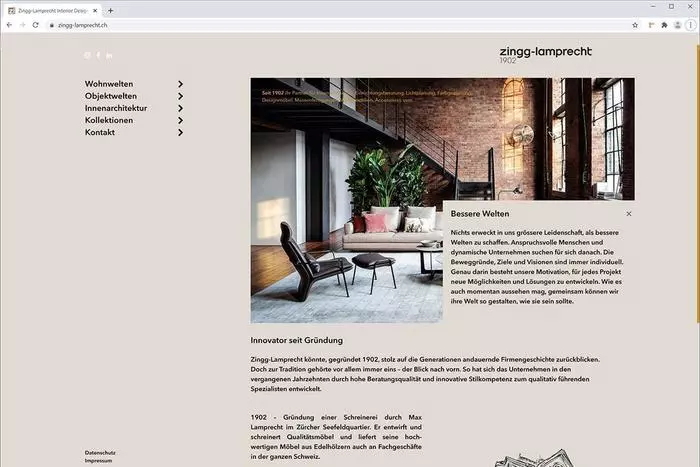 11ecom-Referenz zingg-lamprecht.ch